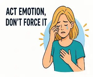 Why Trying to Cry Can Make a Scene Worse