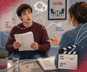 You Messed Up a Line in Your Audition — Keep Going or Stop?