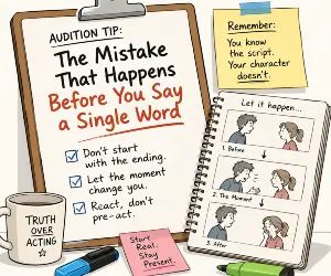 The Audition Mistake That Happens Before You Say a Single Word