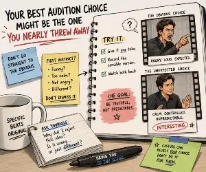 Why Your Best Audition Choice Might Be the One You Nearly Threw Away