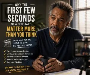 Why the First Few Seconds of a Self-Tape Matter More Than You Think