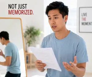 Why a Perfectly Memorised Audition Can Still Sound Rehearsed