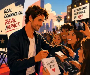 Building a Rapport with Fans. A Key to Success for Amateur Actors
