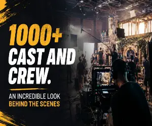 1000+ Cast and Crew. An Incredible Look Behind The Scenes