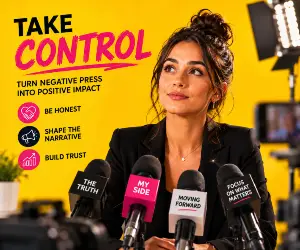 Controlling Negative Press. Redirecting Bad News into Positive Publicity
