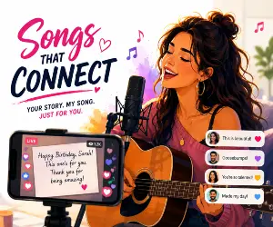 Personalized Song Dedications. Connect with Diverse Audiences Through Tailored Music