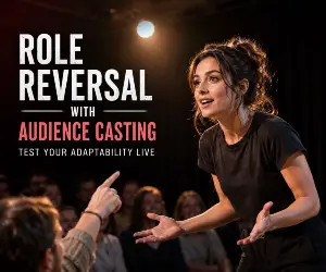 Role Reversal with Audience Casting. Test Your Adaptability Live